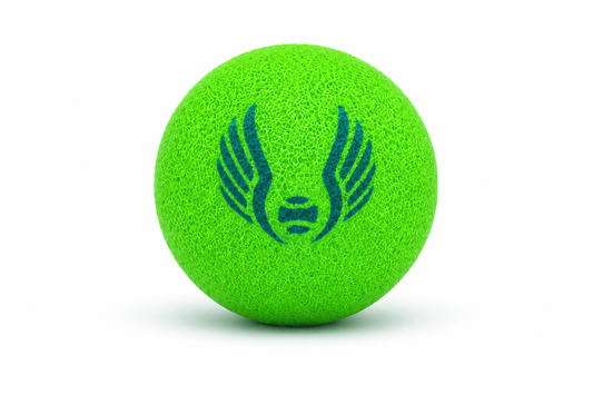 Lite Tennis balls are perfect to play real tennis on pickleball courts. A foam ball with a unique coating, the ball bounces up nicely for beginners, seniors, and anyone interested in having fun with friends.