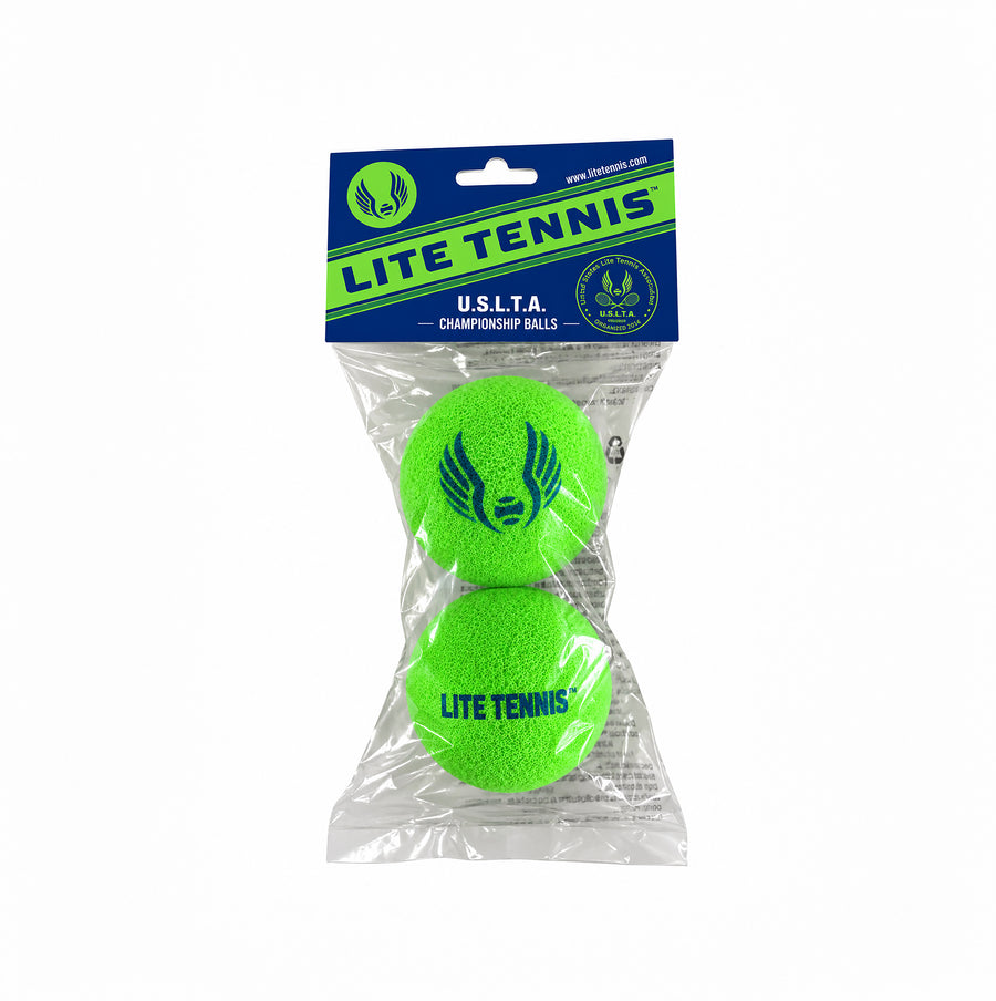 Lite Tennis Foam Balls 2-Pack